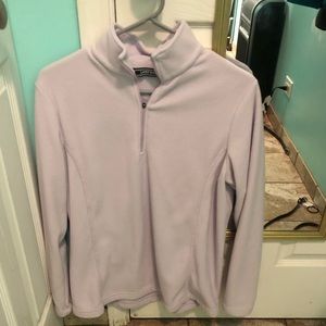 1/4 zip fleece pullover